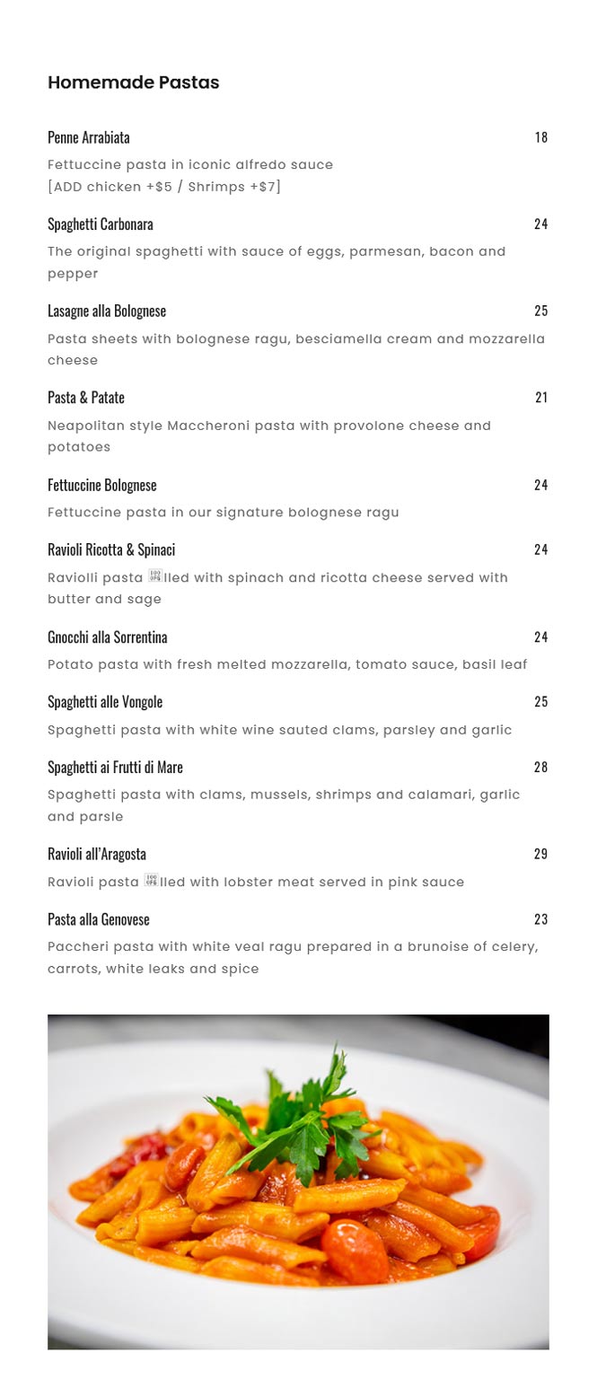 Online Menu