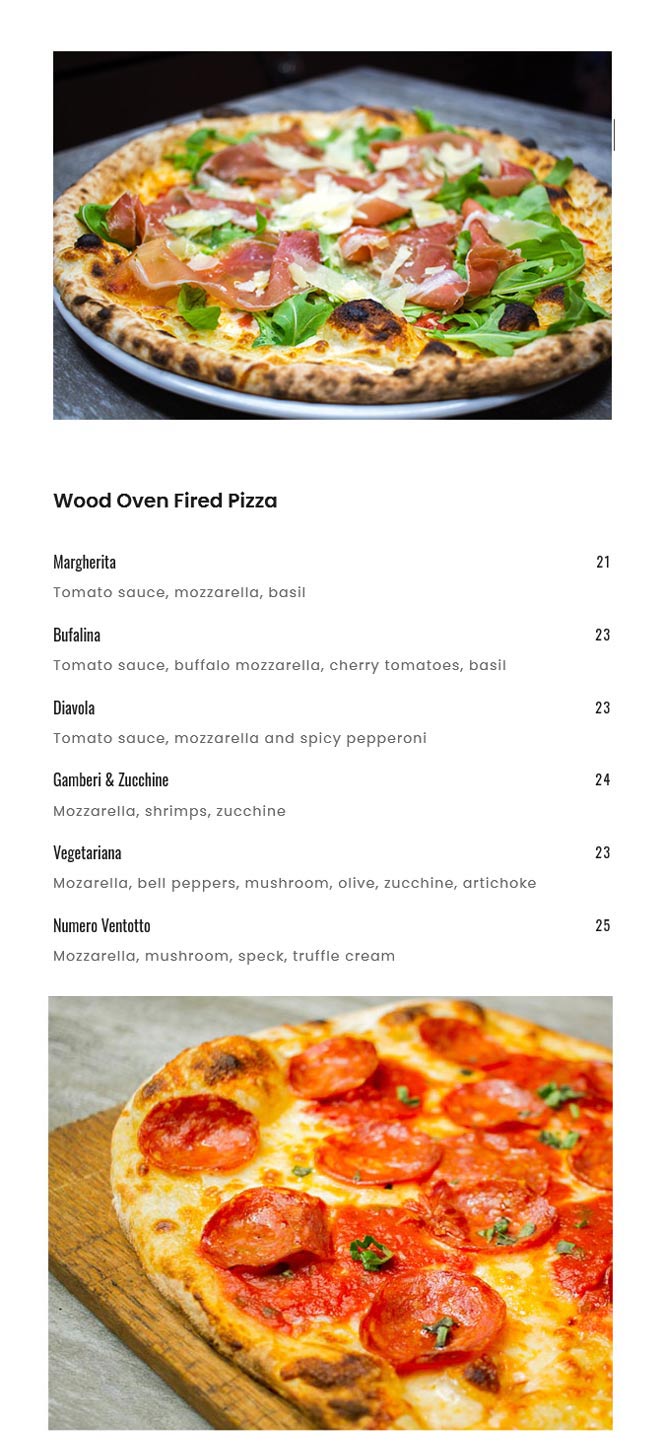 Online Menu